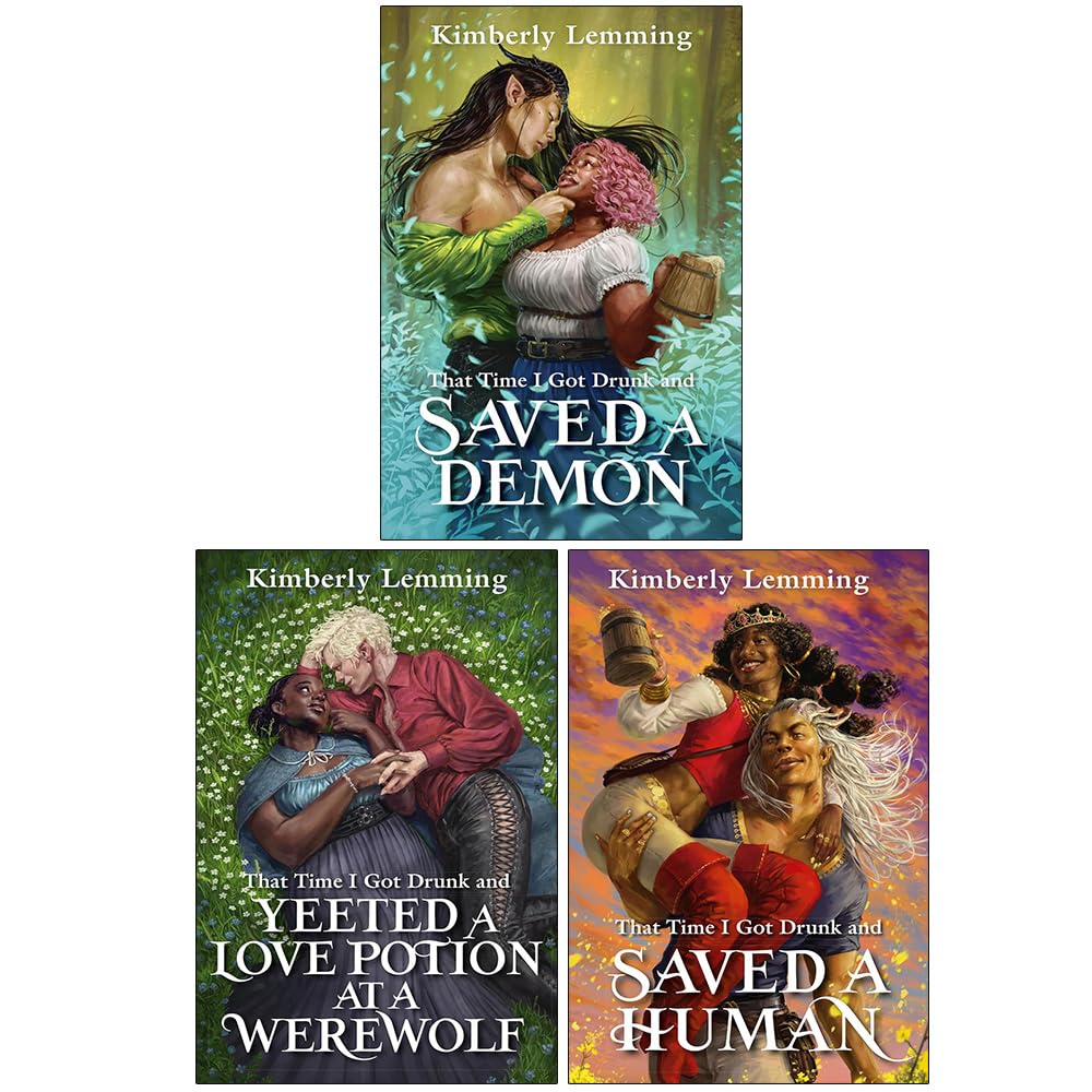 Mead Mishaps series by Kimberly Lemming 3 books collection set paperback - That Time I Got Drunk and Saved a Demon, Yeeted a Love Potion at a Werewolf, and Saved a Human