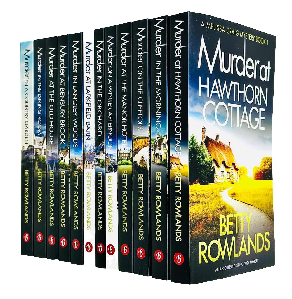 Melissa Craig Mystery Collection 12 Books Set by Betty Rowlands - Paperback cosy British murder mystery boxed set