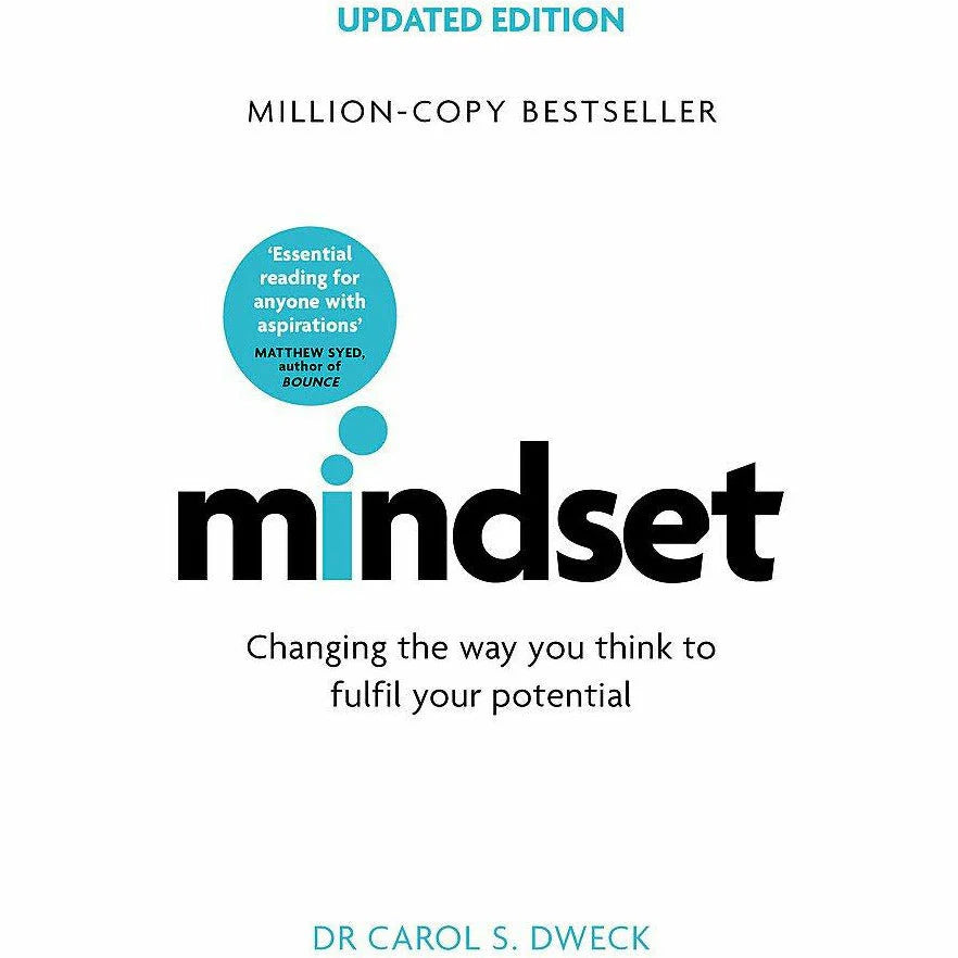 Mindset Updated Edition by Dr Carol Dweck - Robinson paperback self-help book cover