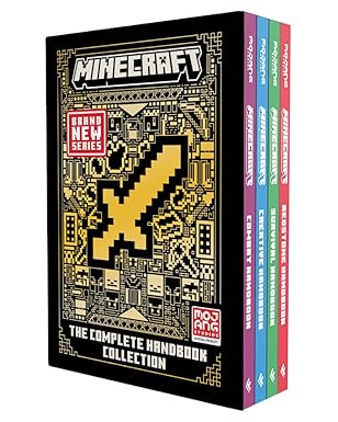 Minecraft: The Complete Handbook Collection 4 Book Set by Mojang AB - Hardback guides for ages 7-9, front cover