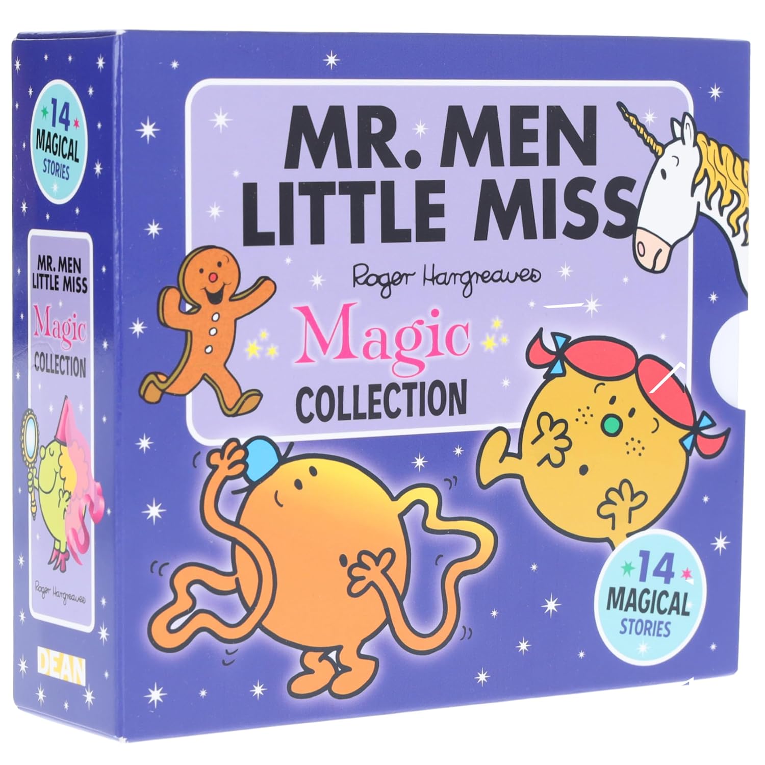 Mr. Men Little Miss Magic Collection by Roger Hargreaves - 14 book paperback box set cover, ages 3-7