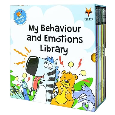 My Behaviour and Emotions Library 20 Books Collection Set by Jasmine Brooke - Ages 3-5 Paperback box set covering anxiety, anger, jealousy, bullying and more