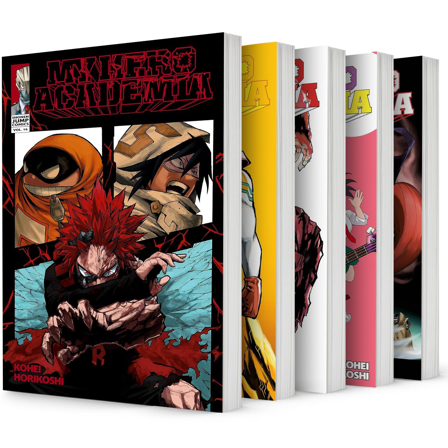 My Hero Academia Volumes 16-20 paperback collection set by Kohei Horikoshi, VIZ Media manga, Teen/YA age range