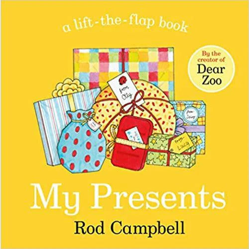 My Presents by Rod Campbell - lift-the-flap birthday board book for toddlers ages 0-3