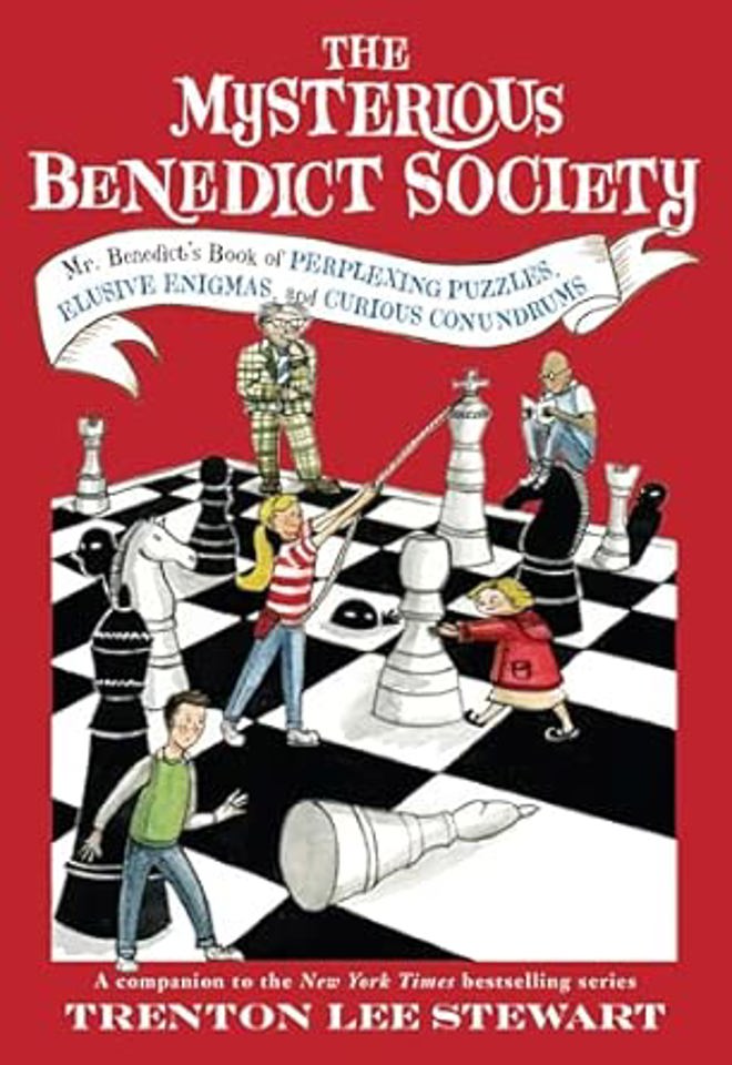 Mysterious Benedict Society: Mr. Benedict's Book of Perplexing Puzzles by Trenton Lee Stewart - Paperback - Ages 8-12 front cover