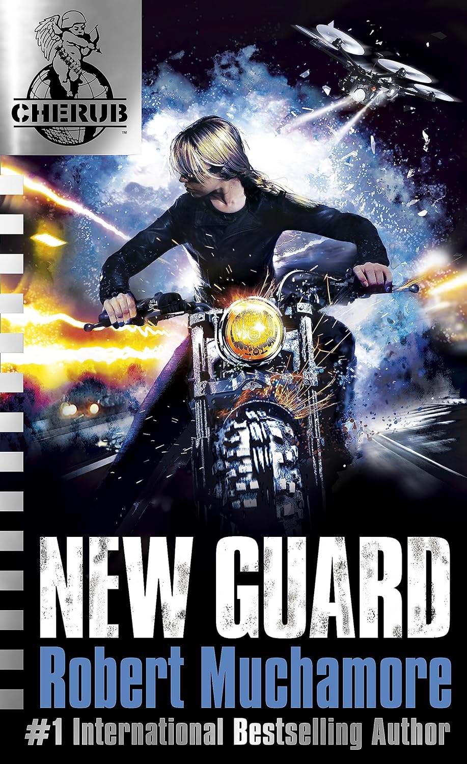 New Guard CHERUB Book 17 by Robert Muchamore - YA Spy Thriller Paperback Cover