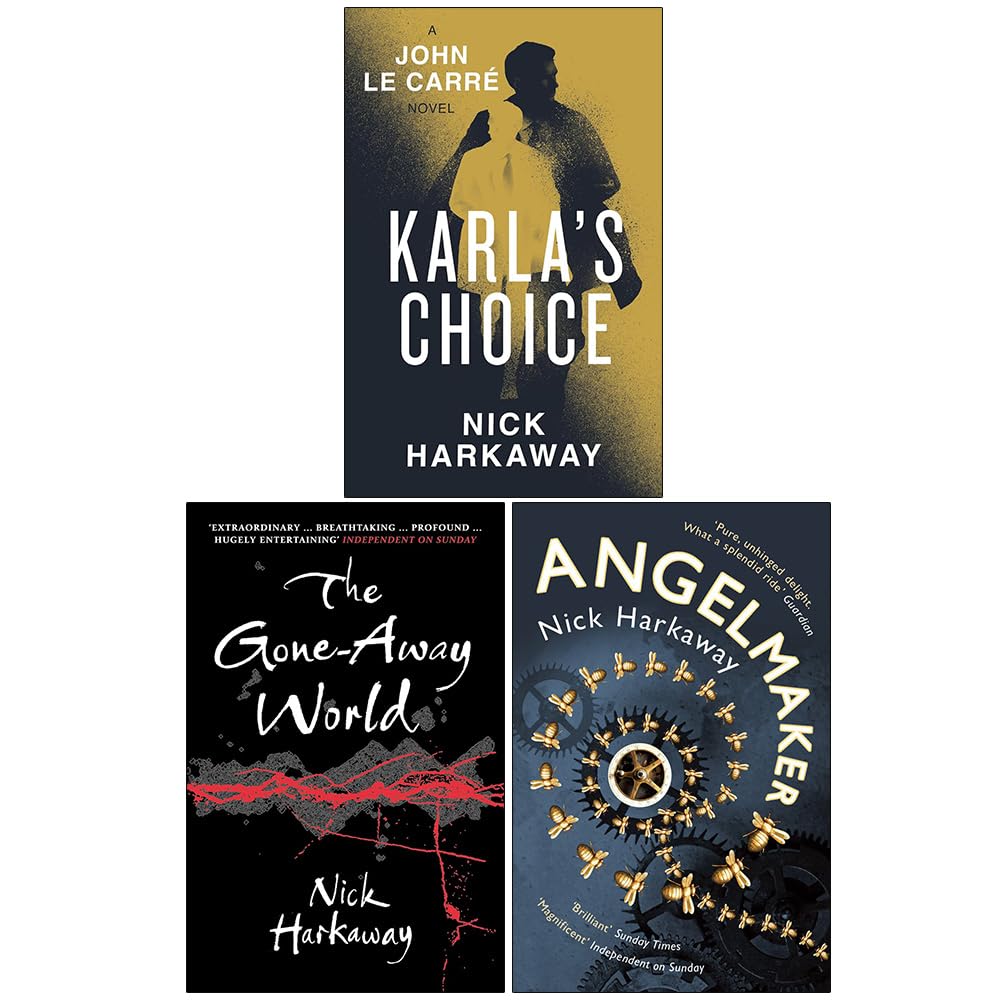 Nick Harkaway 3 Book Collection Set - Karla's Choice, The Gone-Away World & Angelmaker - Paperback Fiction