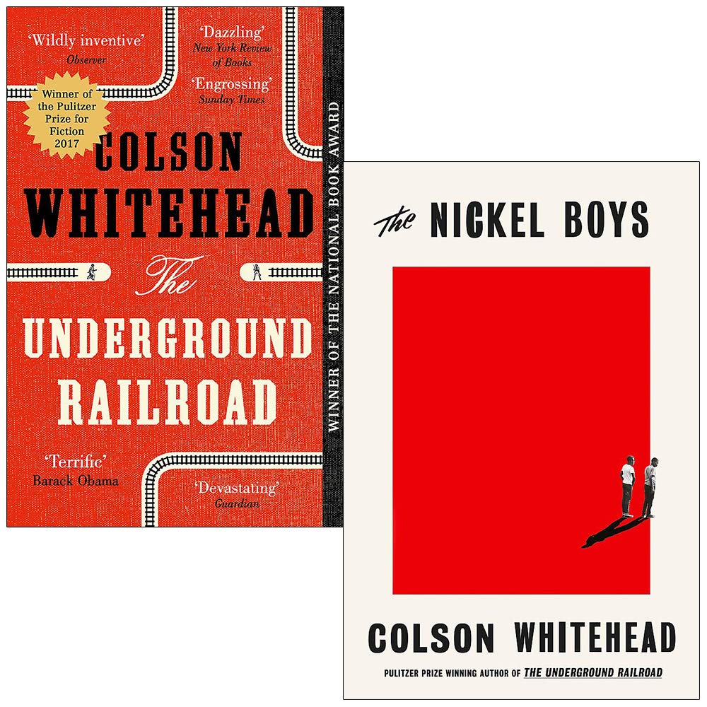 The Nickel Boys and The Underground Railroad by Colson Whitehead - 2 book paperback collection set