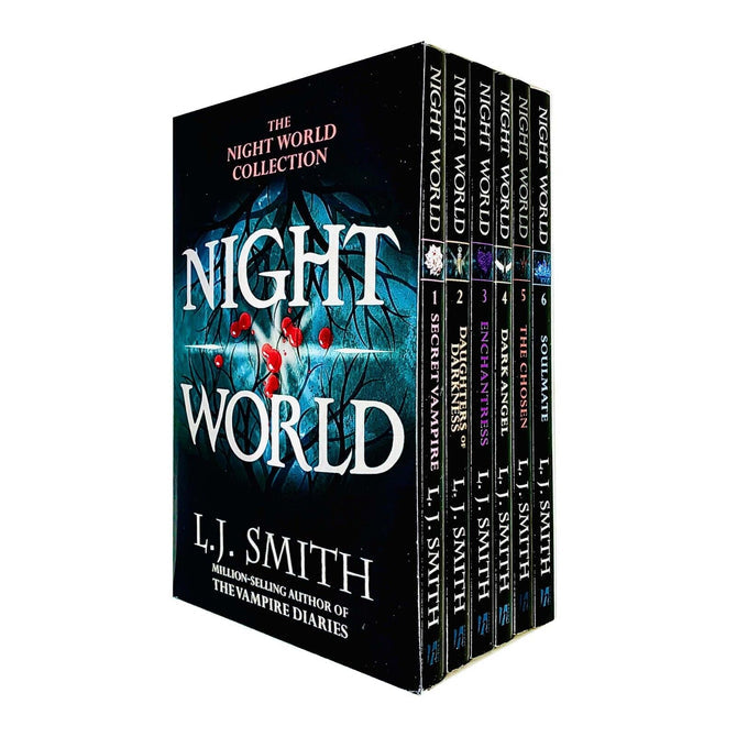 Night World Series 6 Books Collection Set by L J Smith - Secret Vampire, Daughters Of Darkness, Enchantress, Dark Angel, The Chosen & Soulmate - Young Adult Paperback