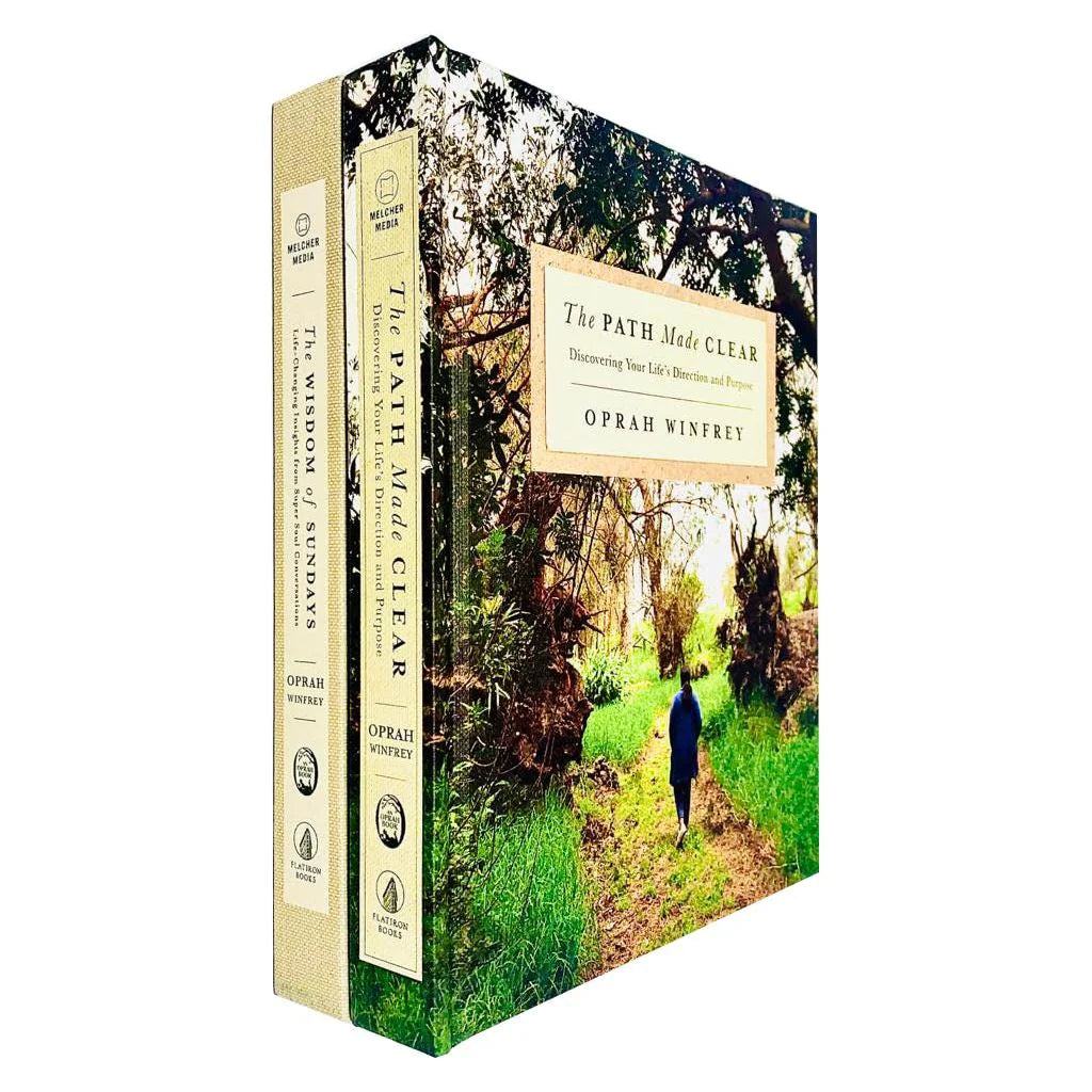 Oprah Winfrey Collection 2 Books Set - The Path Made Clear and The Wisdom of Sundays - Hardback adult non-fiction gift set