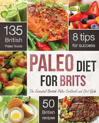 Paleo Diet for Brits by Rockridge Press - British Paleo Cookbook and Diet Guide, Paperback edition, ISBN 9781623151614