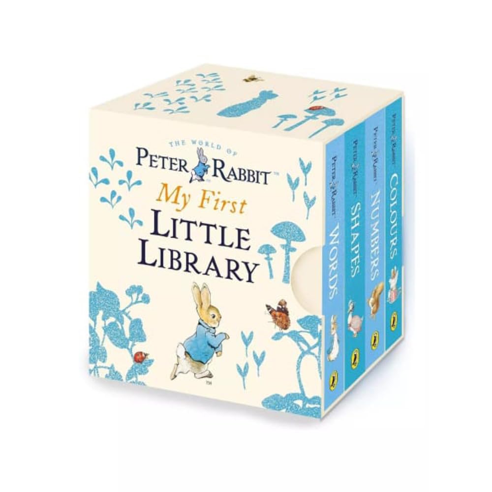 Peter Rabbit My First Little Library 4 book board book box set by Beatrix Potter for ages 0-5
