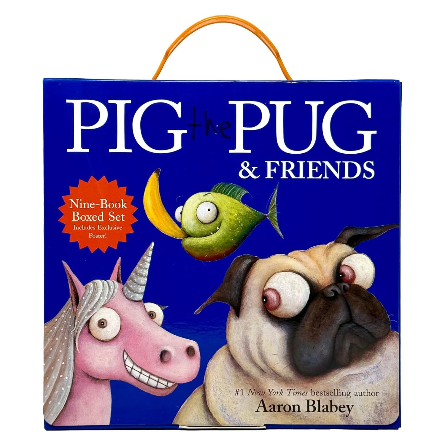 Pig the Pug & Friends Collection 9 Books Box Set by Aaron Blabey - Ages 3-7 - Paperback