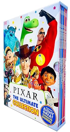 Pixar The Ultimate Collection 8 Books Box Set - Brave, Up, Cars, The Incredibles, Monsters Inc, Toy Story - Paperback Ages 5-7