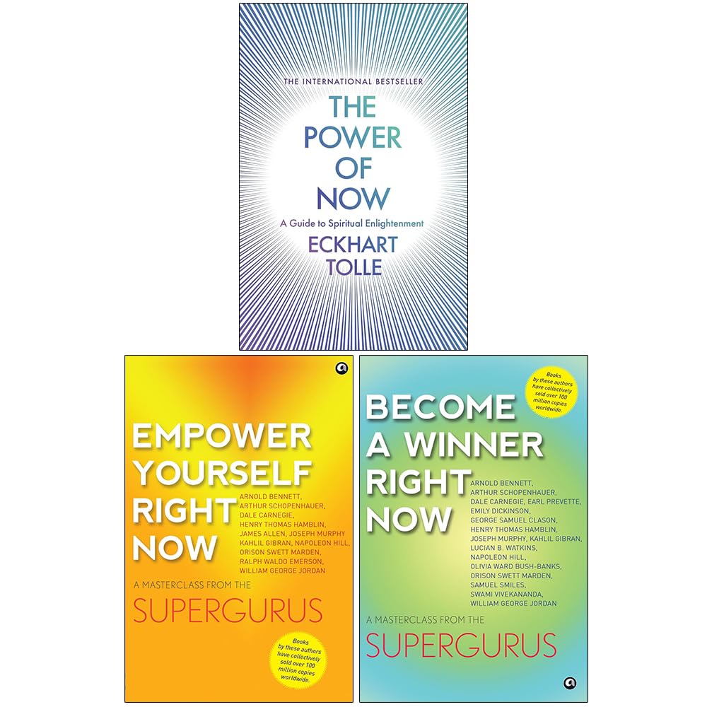 The Power of Now, Empower Yourself Right Now & Become a Winner Right Now - 3 Books Collection Set - Paperback