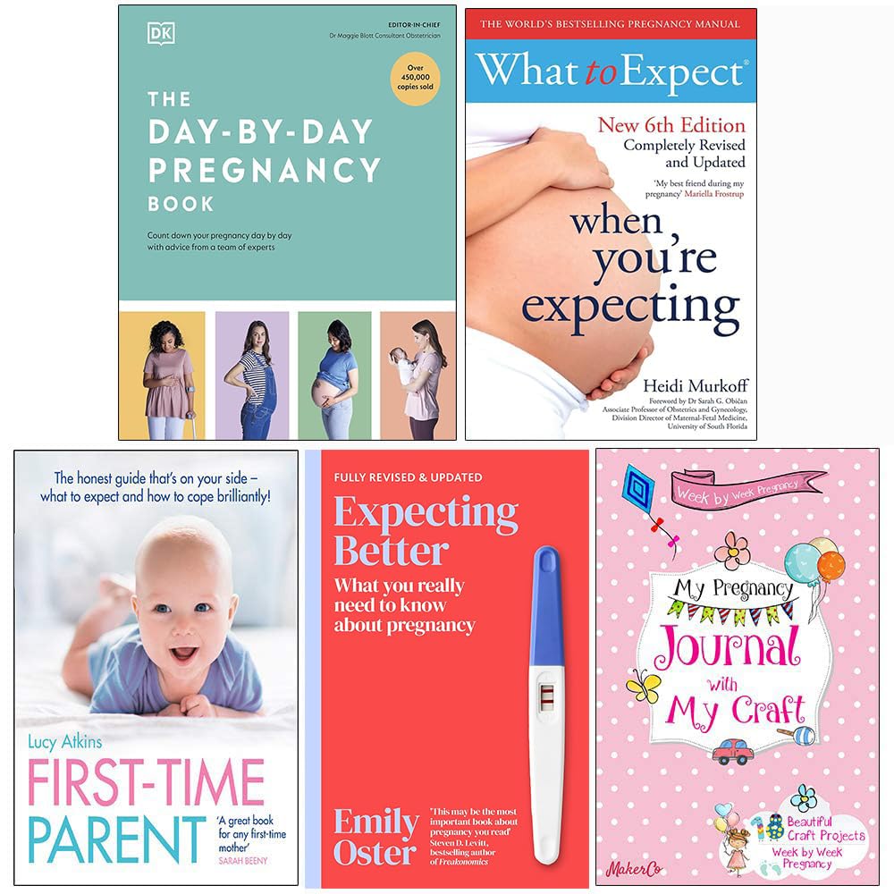 What to Expect When You're Expecting and more pregnancy guides 5 book paperback collection set for expecting parents