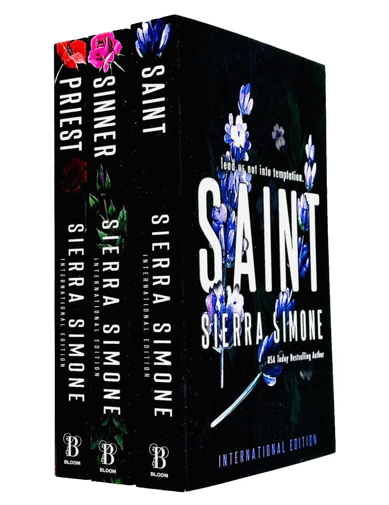 Priest Trilogy 3 Books Collection Set by Sierra Simone - Priest, Sinner, Saint - Paperback erotic romance box set