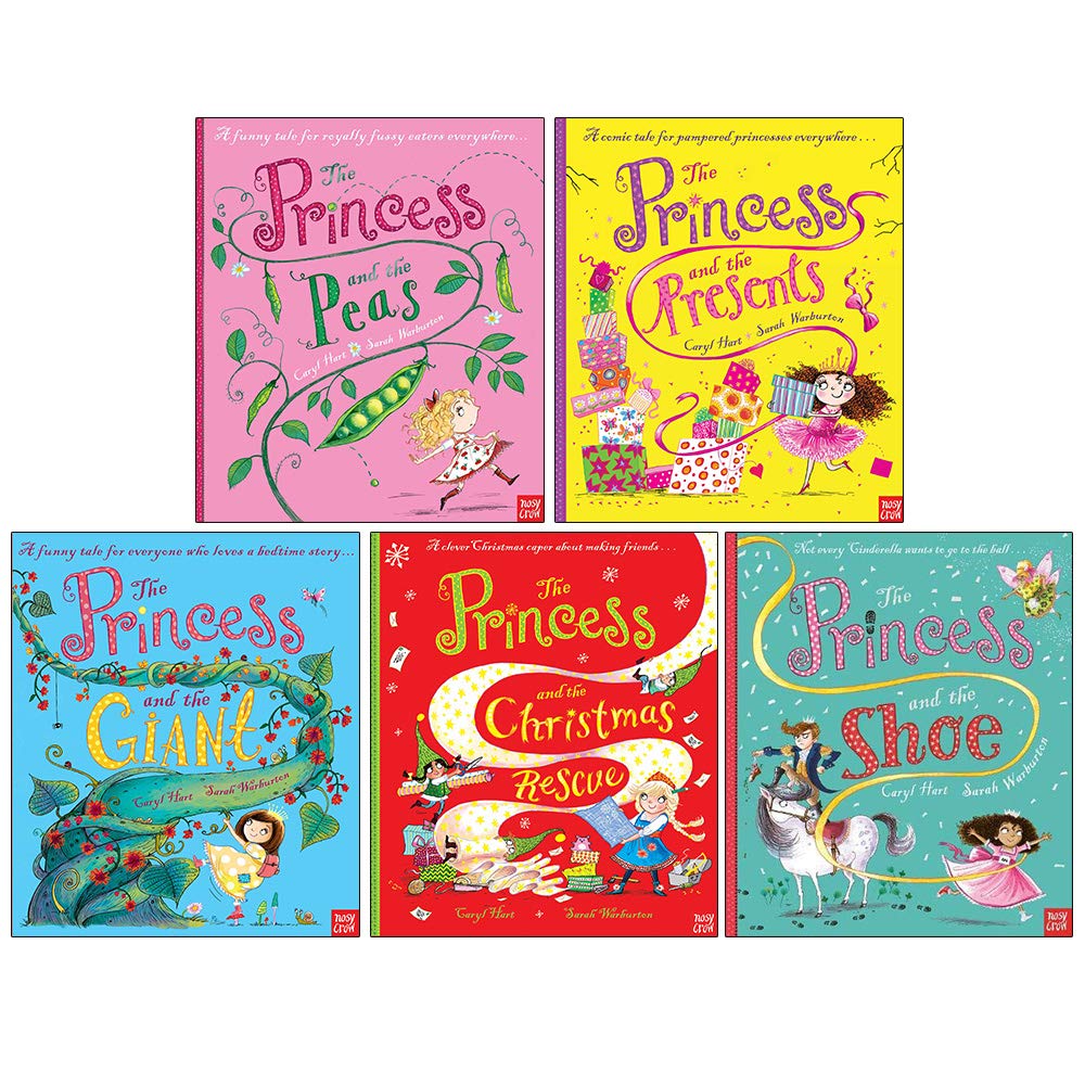 Princess Series by Caryl Hart 5 Books Collection Set - Ages 3-5 - Paperback picture books front cover