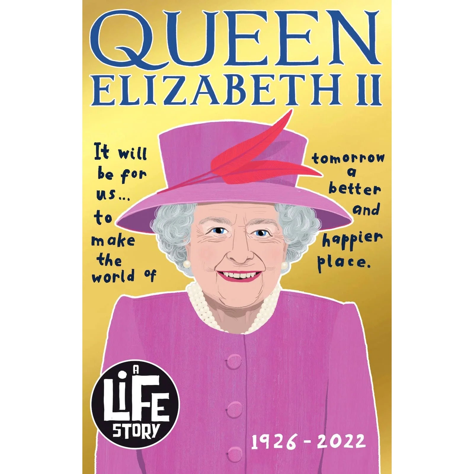 Queen Elizabeth II: A Life Story by Sally Morgan - paperback biography book cover, part of the A Life Story series for ages 8-12