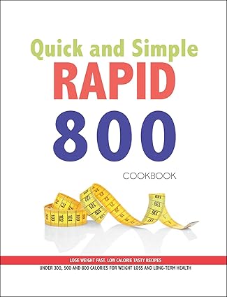 Quick and Simple RAPID 800 Cookbook by Iota - Paperback low-calorie fasting recipe book front cover