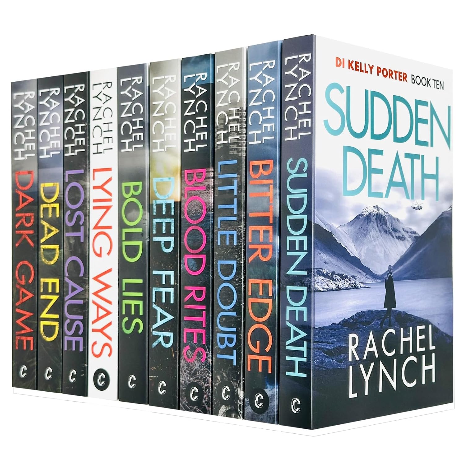 Rachel Lynch DI Kelly Porter 10 Book Collection Set - Dark Game, Deep Fear, Dead End, Bitter Edge, Bold Lies, Blood Rites, Little Doubt, Lost Cause, Lying Ways, Sudden Death - Paperback Crime Fiction