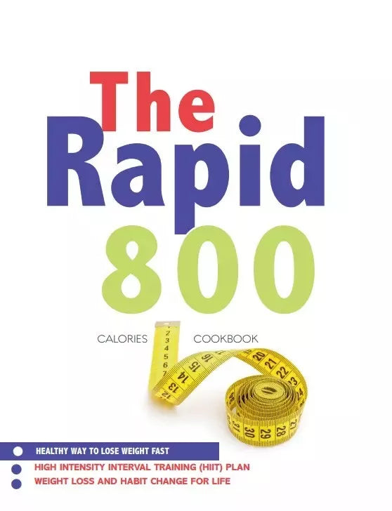 The Rapid 800 Cookbook: Healthy Way To Lose Weight Fast by Iota - paperback diet cookbook front cover