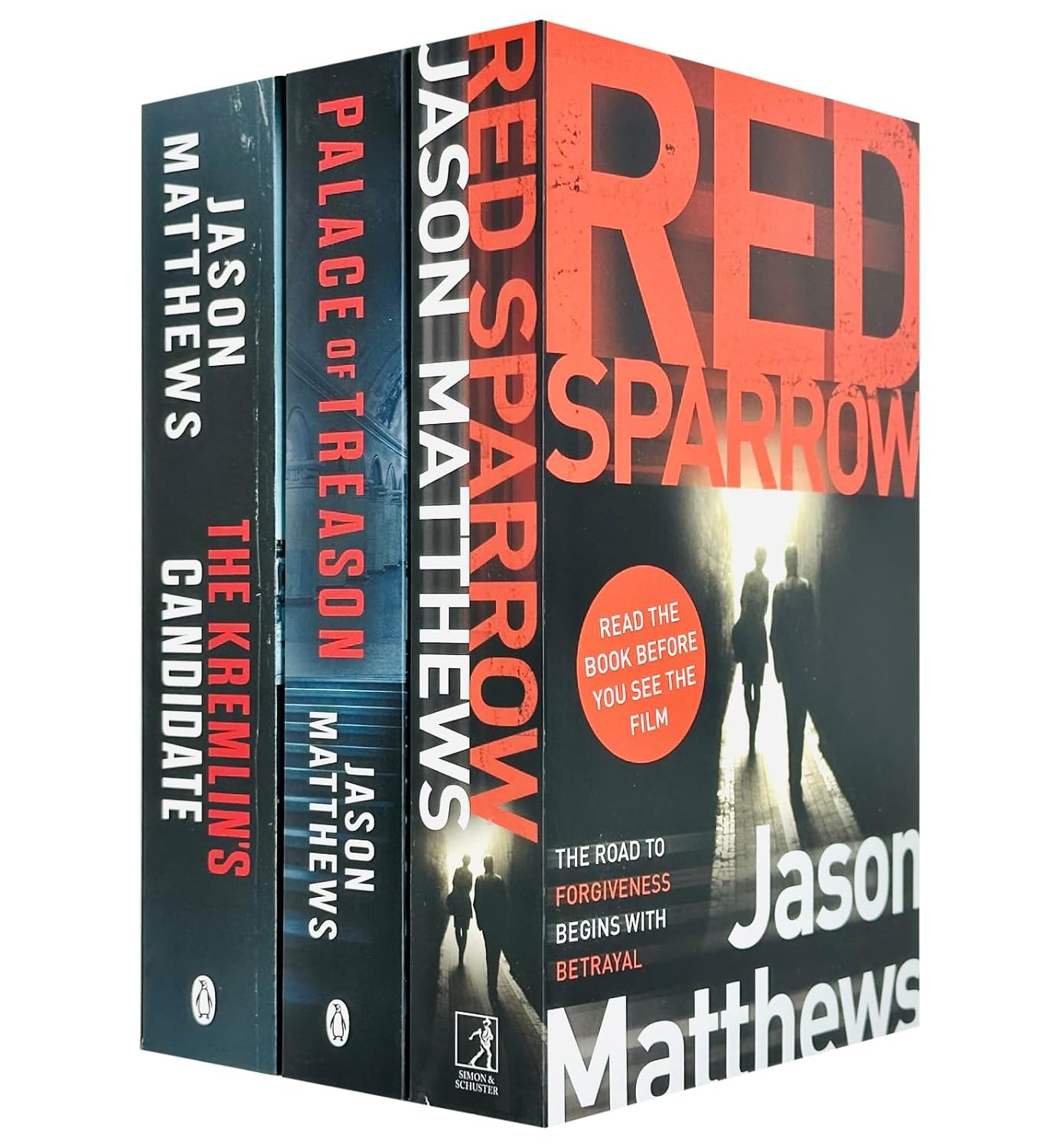 The Red Sparrow Trilogy 3 Books Collection Set by Jason Matthews - Paperback - Red Sparrow, Palace of Treason, The Kremlin's Candidate
