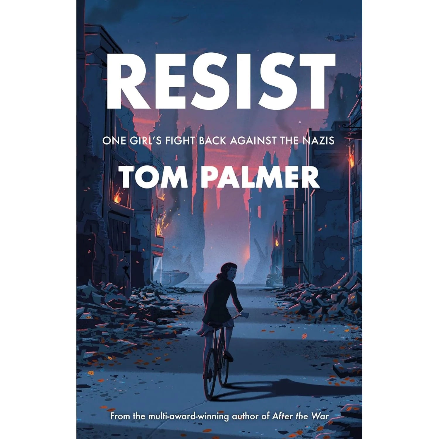 Resist: One Girl's Fight Back Against the Nazis by Tom Palmer - WWII historical fiction paperback for ages 9-12, Barrington Stoke Conkers series