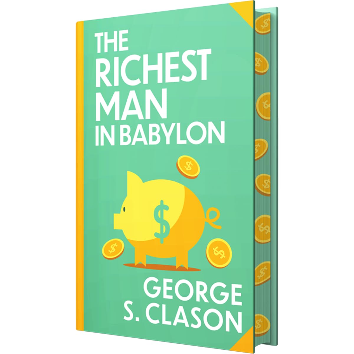 The Richest Man In Babylon by George S. Clason - sprayed edge deluxe hardback front cover