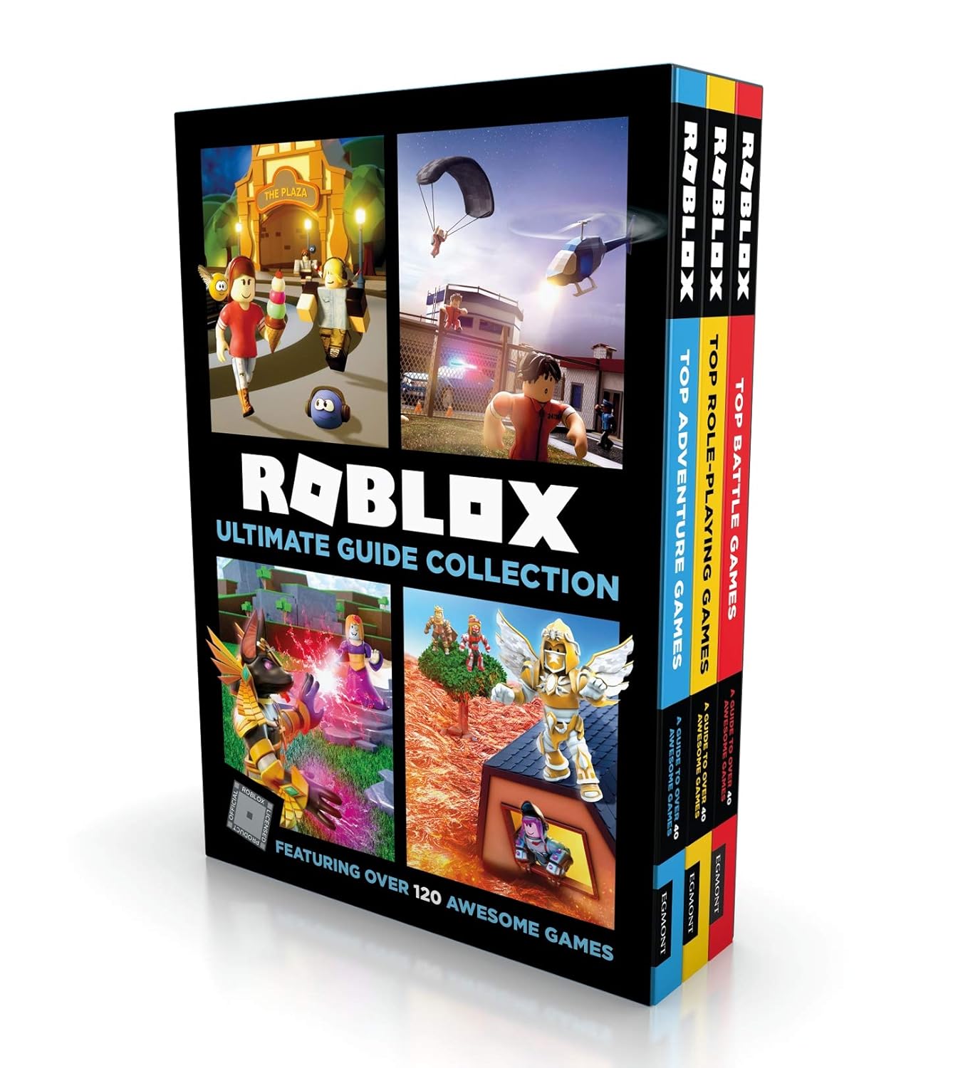Roblox Ultimate Guide Collection 3 books hardback set - Top Battle Games, Top Role-Playing Games, Top Adventure Games - ages 7-9