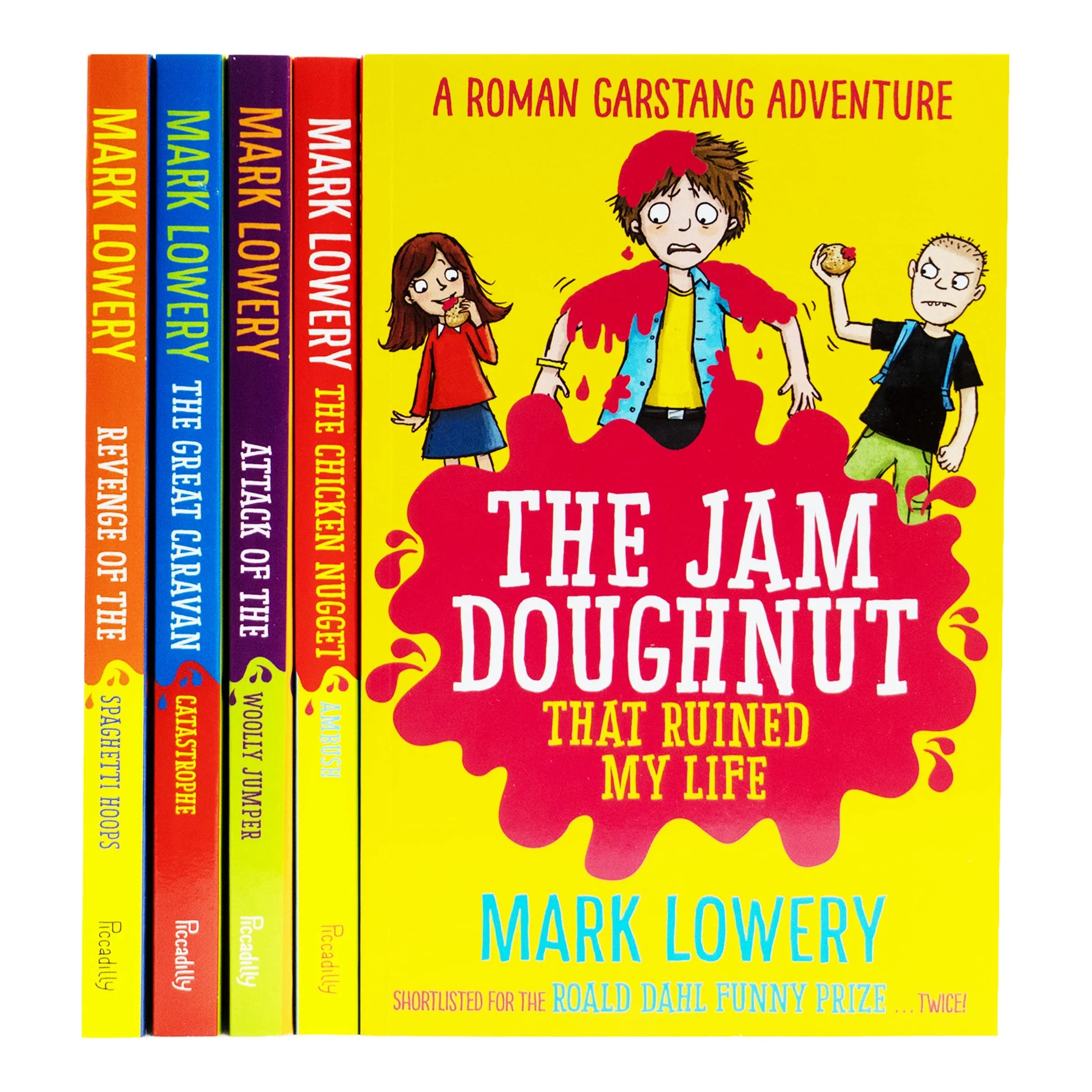 Roman Garstang Disasters Series by Mark Lowery 5 Books Collection Set - paperback, ages 9-12, front cover
