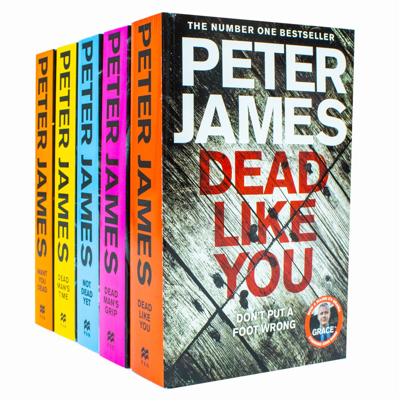 Roy Grace Series 6-10 Collection 5 Books Set by Peter James - Dead Like You paperback crime thriller