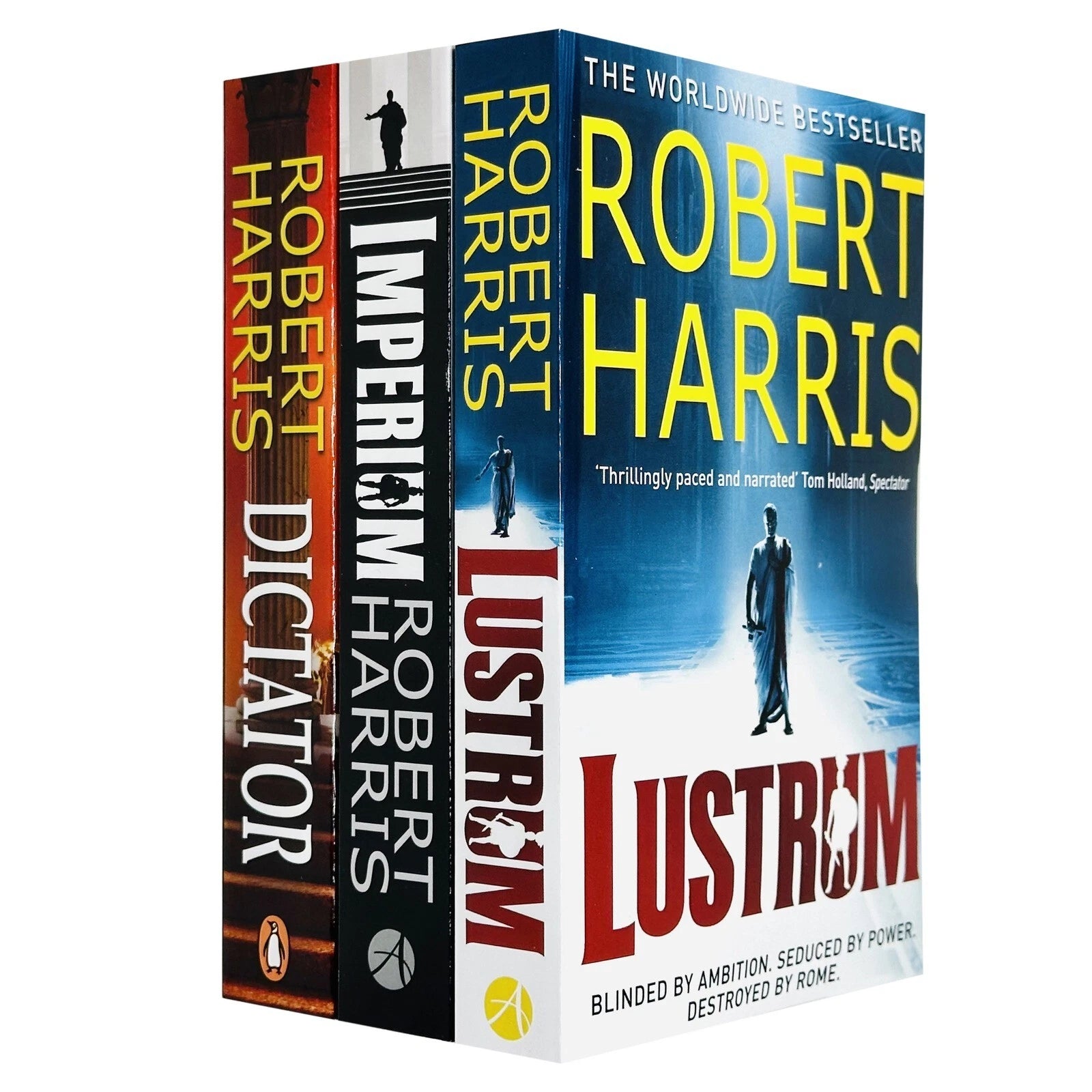 Robert Harris Collection Cicero Trilogy Series 3 Books Set Dictator, Lustrum, Imperium - Lets Buy Books