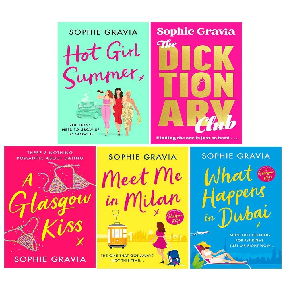 Sophie Gravia 5 Books Collection Set Dicktionary Club, Meet Me in Milan by Sophie Gravia