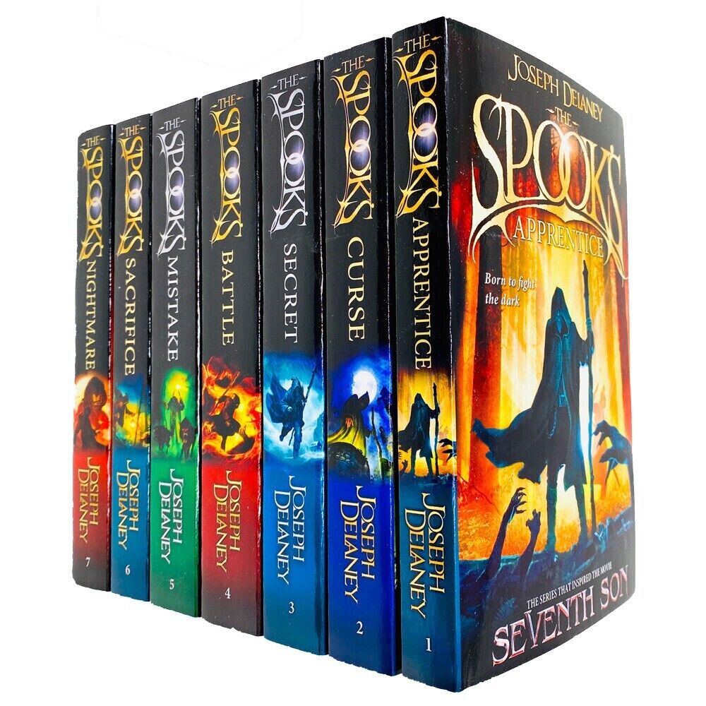 The Spooks Books 1-7 Wardstone Chronicles Collection Set by Joseph Delaney Hardcover - Lets Buy Books