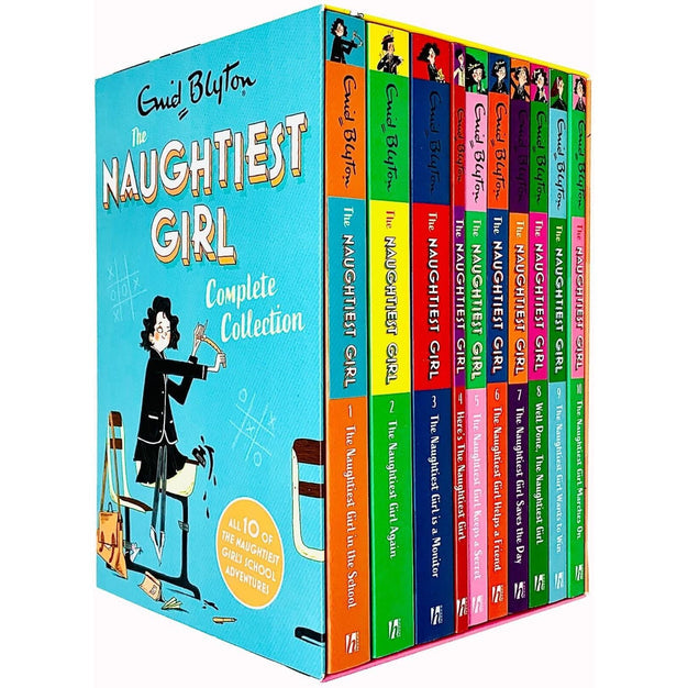 The Enid Blyton Naughtiest Girl School Adventures Books 1-10 Collection Box Set by Enid Blyton