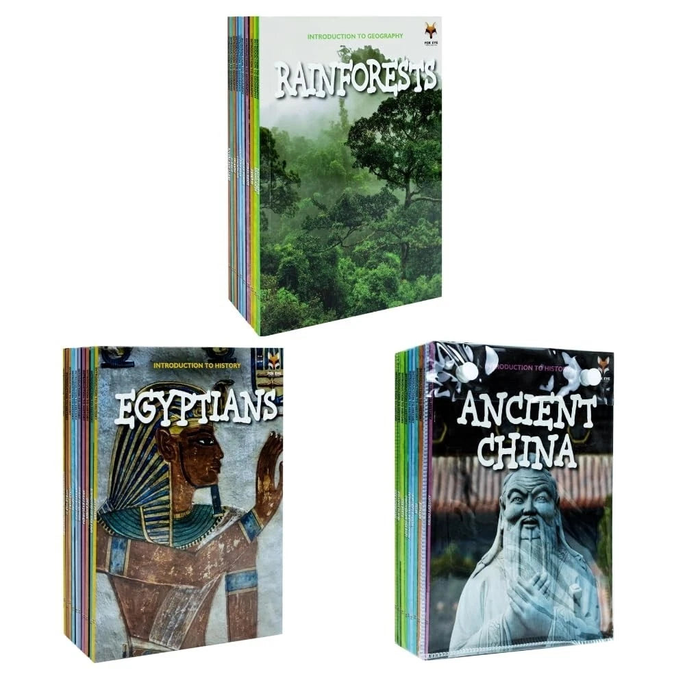 Introduction to History Beginners Series 1-2 (Introduction Geography 1) 30 Books Set Strange Places, Vikings - Lets Buy Books