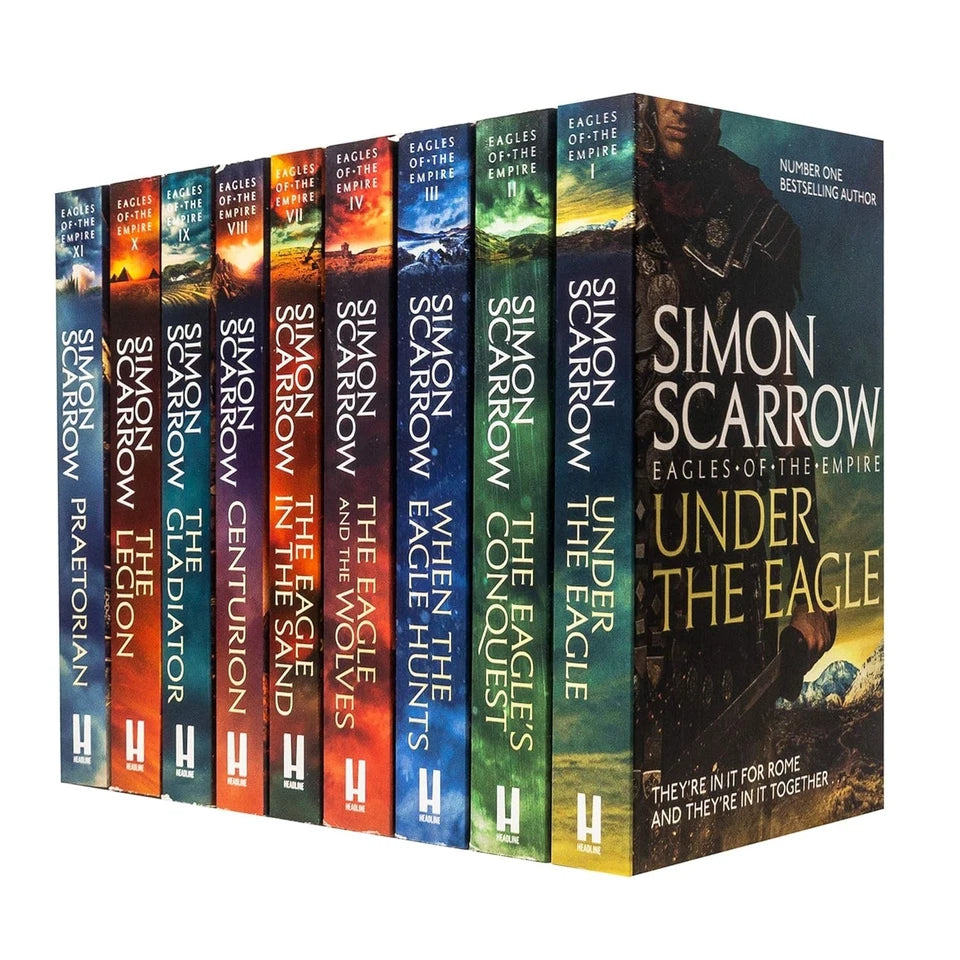 Eagles of the Empire by Simon Scarrow 9 Books Collection Set-Fiction-Paperback - Lets Buy Books