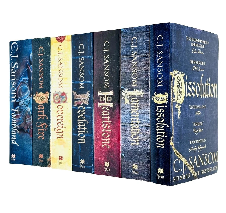 The Shardlake Series 7 Books Collection Set By C. J. Sansom (Dissolution, Dark Fire, Sovereign) - Lets Buy Books