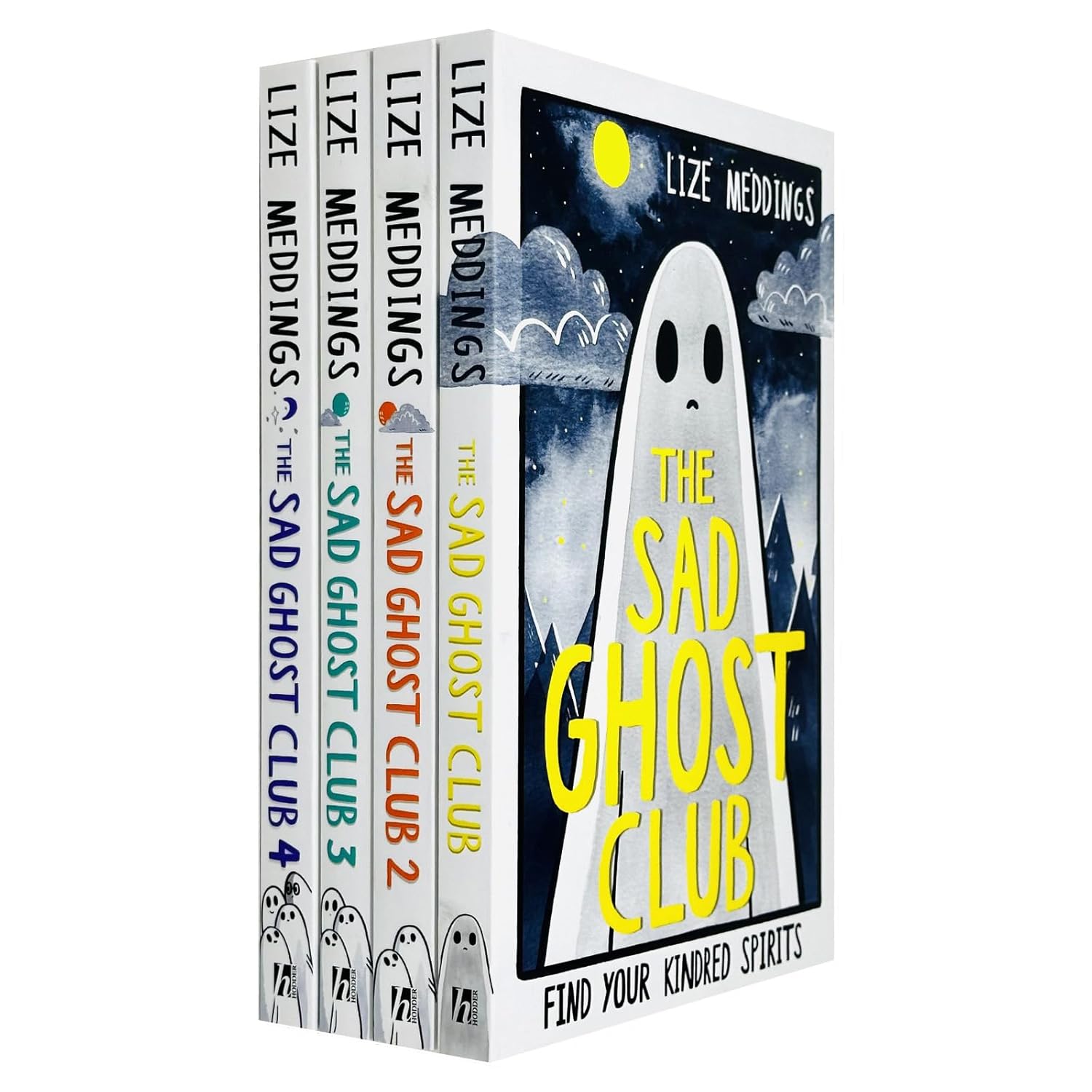 The Sad Ghost Club Find Your Kindred Spirits 4 Book Paperback Collection Set by Lize Meddings - Young Adult Graphic Novels