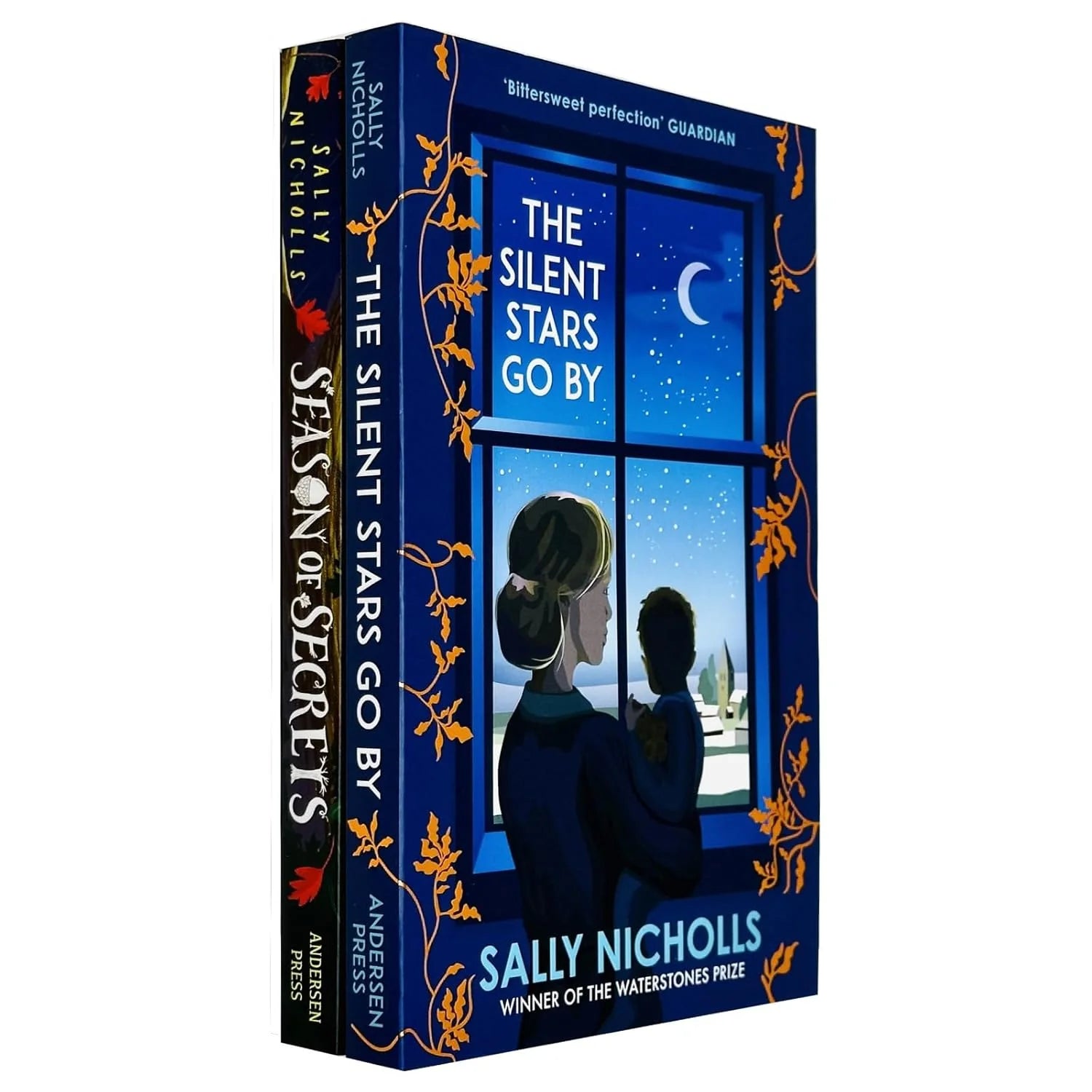 Sally Nicholls 2 Book Paperback Set - Season of Secrets and The Silent Stars Go By - Young Adult Historical Fiction Ages 12+