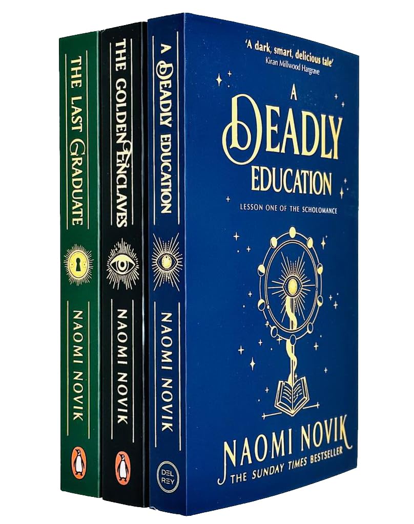 Scholomance Trilogy 3 Books Collection Set by Naomi Novik - brand new paperback edition