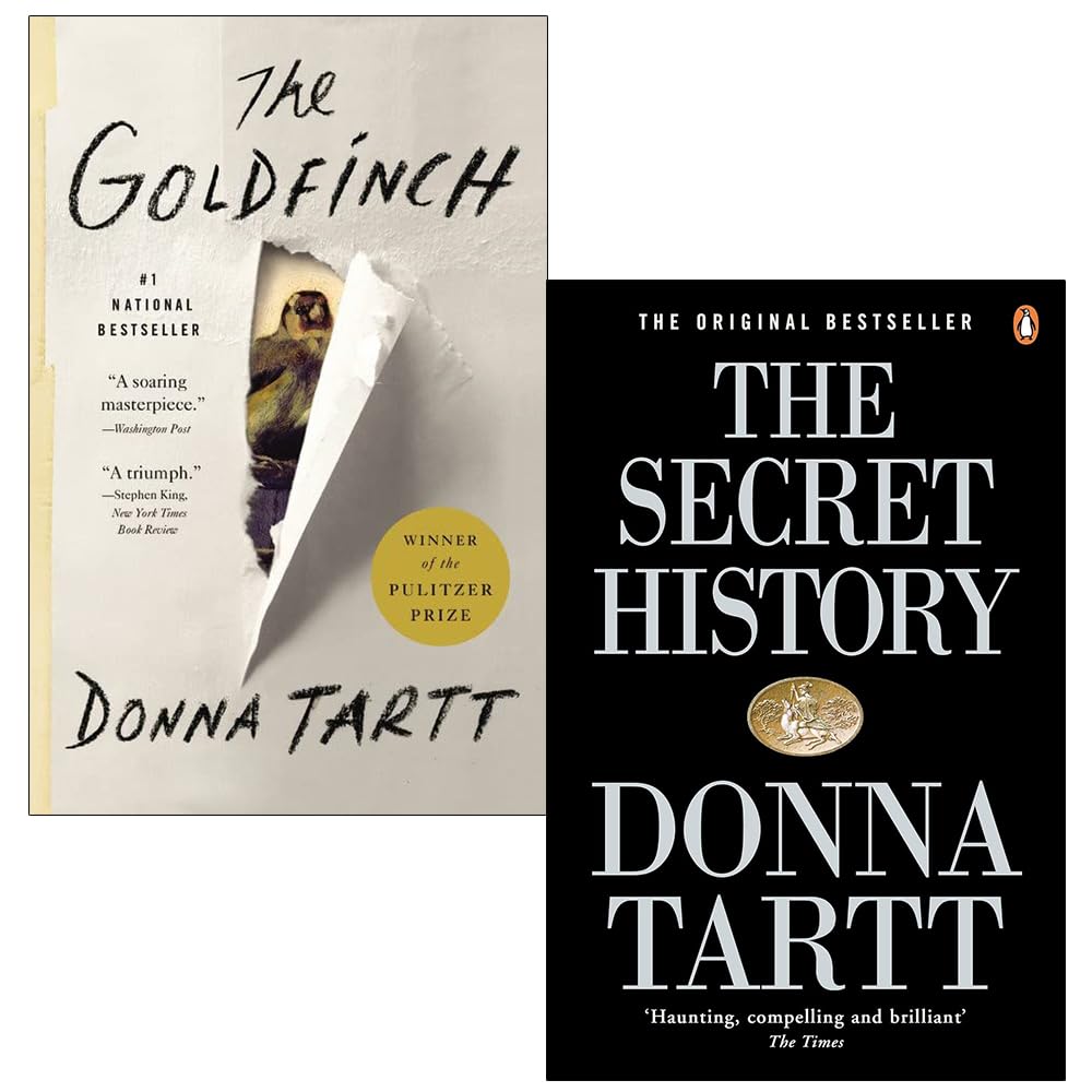 The Secret History and The Goldfinch by Donna Tartt 2 Books Collection Set - Paperback edition front cover