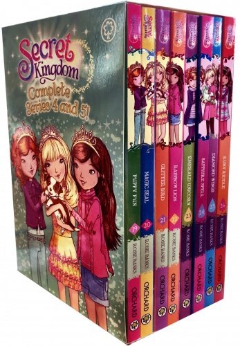 Secret Kingdom Series 4 and 5 Collection by Rosie Banks - 8 Books Paperback Box Set (Books 19-26), Ages 5-7