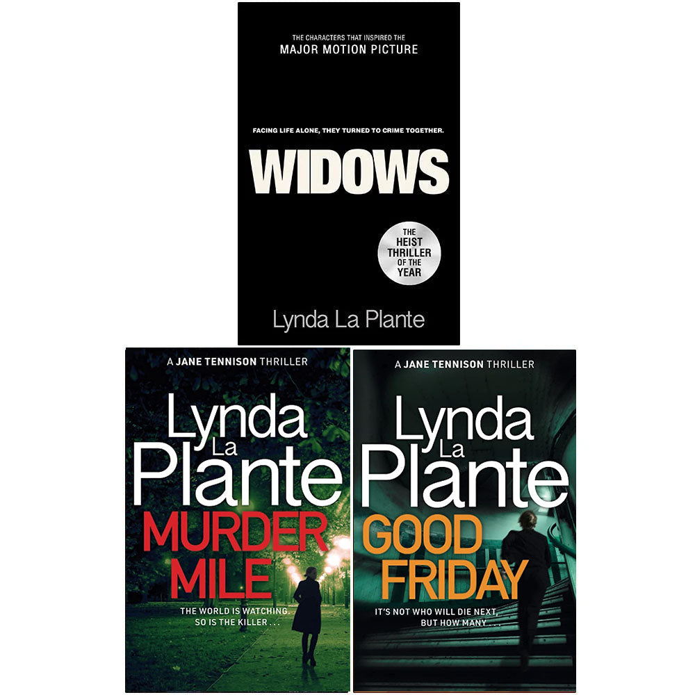 Lynda La Plante Collection 3 Books Set, Widows Film Tie-In, Murder Mile, Good Friday - Lets Buy Books