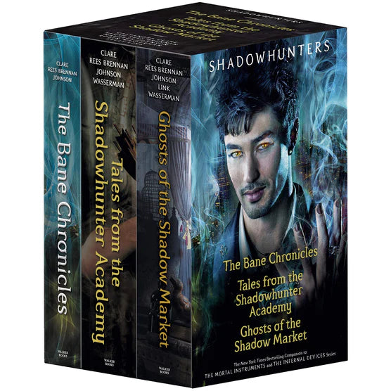 Shadowhunters Series 3 Books Collection Set by Cassandra Clare - The Bane Chronicles, Tales from the Shadowhunter Academy, Ghosts of the Shadow Market - YA Paperback