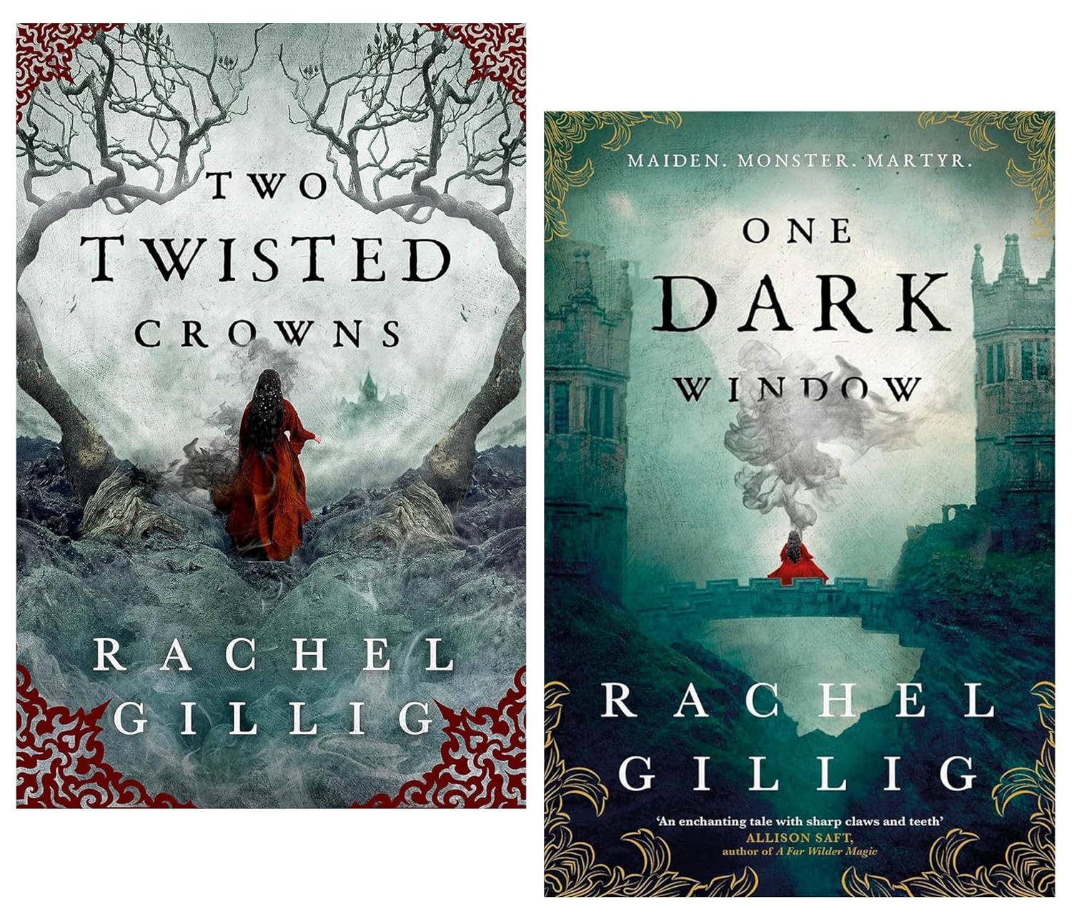 The Shepherd King Series 2 Books Collection Set by Rachel Gillig - One Dark Window and Two Twisted Crowns paperback duology