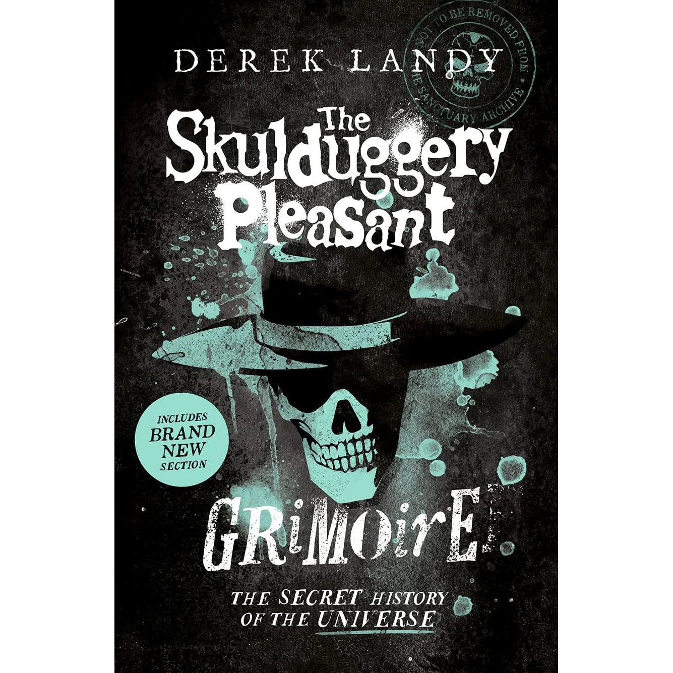 The Skulduggery Pleasant Grimoire by Derek Landy - Paperback companion book front cover