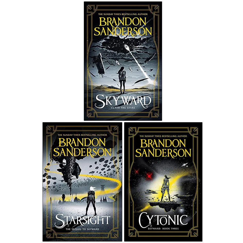 Skyward Trilogy 3 Books Collection Set (Skyward, Starsight, Cytonic) by Brandon Sanderson - Paperback Young Adult Science Fiction