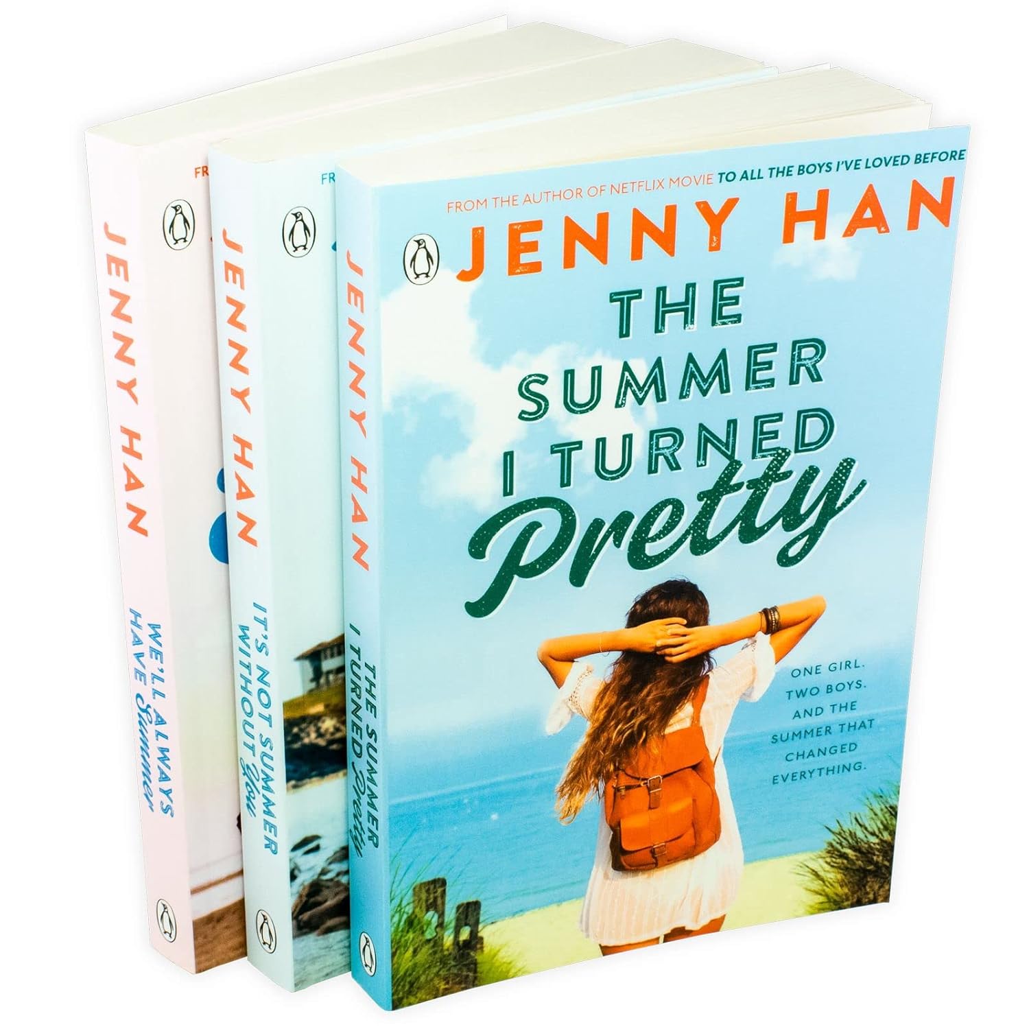 The Summer I Turned Pretty Trilogy by Jenny Han - 3 Books Paperback Collection Set cover